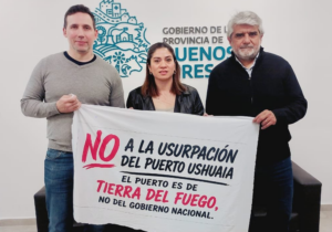 Walter Correa llegó a Ushuaia y respaldó a los trabajadores portuarios: “Defender el trabajo es defender el federalismo y la soberanía”