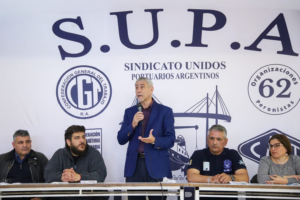 Jorge Ferraresi acompañó en Zárate el festejo por el Día del Trabajador Portuario